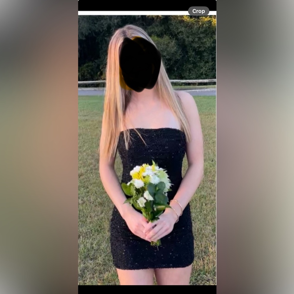 Windsor Black Strapless Dress